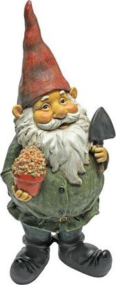 Dagobert With Gifts Garden Gnome Statue