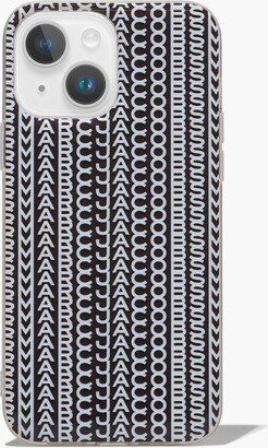 Unisex The Monogram Iphone Case 14 Plus - Black/white