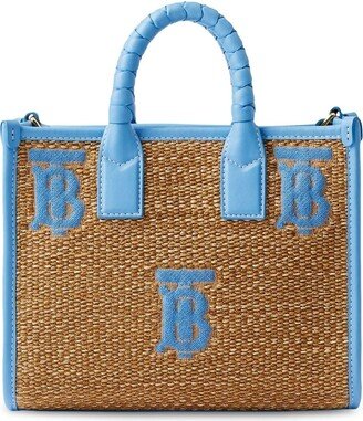 Mini Freya monogram tote bag