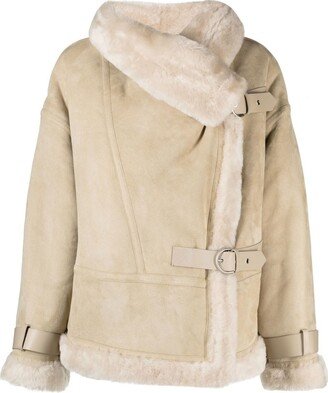 Darling shearling-trimmed jacket