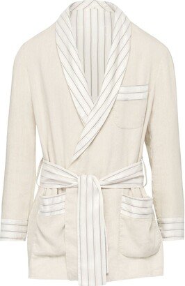 Striped Robe Jacket