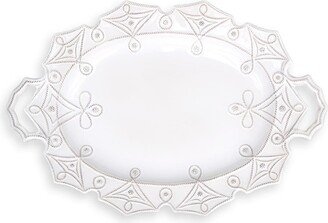 Jardins du Monde Whitewash Turkey Platter