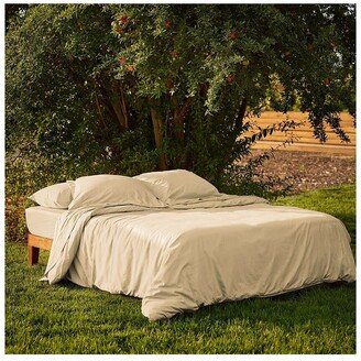 Bombacio Linens Sunrise Sand Sateen Duvet Cover