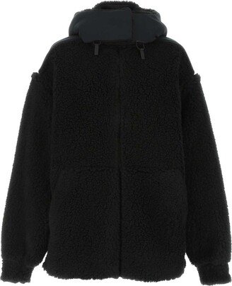 Contrasted Shearling Jacket-AA