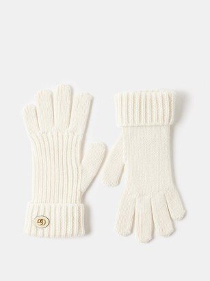 GG-patch Wool-blend Gloves-AA