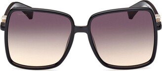 Square Frame Sunglasses-BY