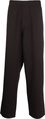 Straight-Leg Slip-On Trousers