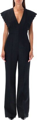 V-Neck Jumpsuit