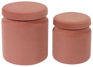 Kris Storage Ottomans, Set of 2