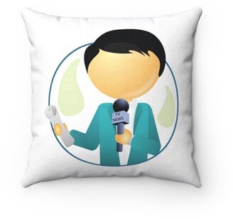 Journalist Pillow - Throw Custom Cover Gift Idea Room Decor