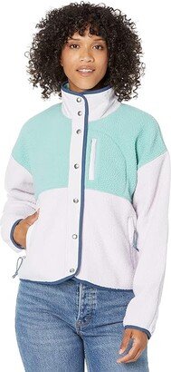 Cragmont Fleece Jacket (Wasabi/Lavender Fog/Shady Blue) Women's Clothing