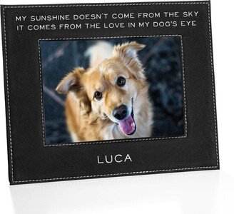 Dog Picture Frame | Personalized Lover Gift Idea Love in My Dog's Eye Quote Adopted