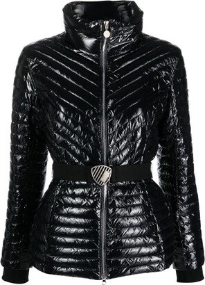 Belted Quilted Padded Jacket