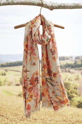 Women's Woodland Florals Scarf - Stone Multi