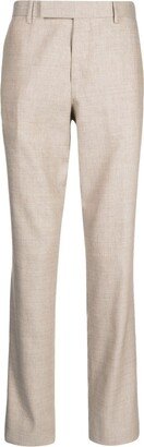 Mid-Rise Slim-Cut Trousers-AA