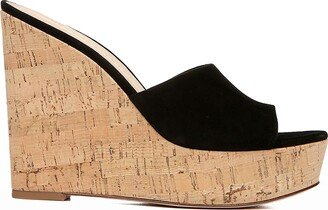 Dali Suede Platform Wedge Sandals-AA