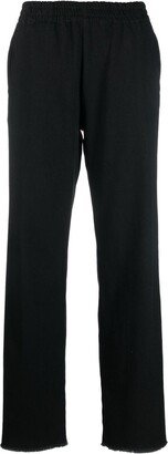 Slip-On Straight-Leg Trousers-AA