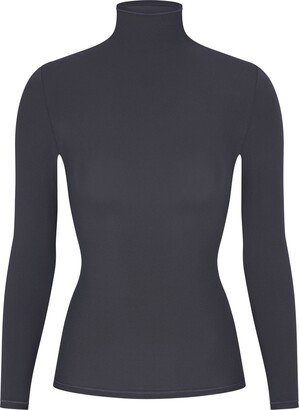 Fits Everybody Turtleneck Top | Graphite