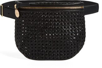 Woven Leather Belt Bag-AA