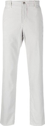 Cotton Straight-Leg Trousers-AH