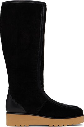 Black Shearling Tayna Boots