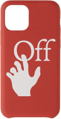 Red Hands Off iPhone 11 Pro Case