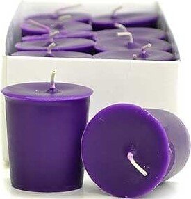 USC 3 Boxes of Lilac Votive Candles Votive Candles Pack: 12 per box 1.75 in. diameter x 2 in. tall