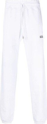 Tapered-Leg Drawstring Trousers-AD