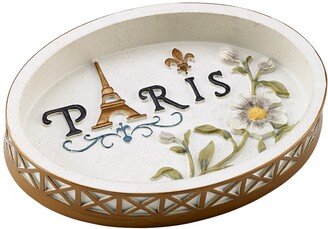 Paris Botanique Hand Painted Resin Soap Dish