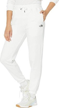 Half Dome Fleece Sweatpants (TNF White/TNF Black) Women's Clothing