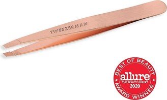 Stainless Steel Slant Rose Gold Tweezer