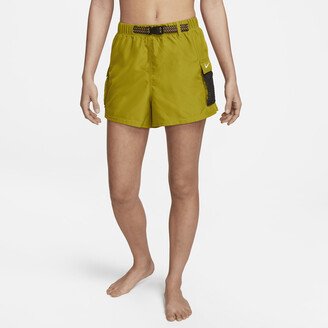 Women's Cargo Cover-Up Swim Shorts in Green