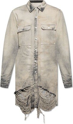 Vintage Effect Denim Jacket