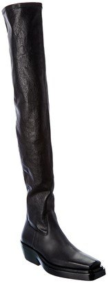 The Lean Leather Over-The-Knee Boot