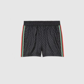 GG jacquard nylon swim shorts