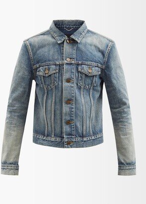 Slim-fit Faded Denim Jacket