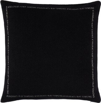 Kvadrat/Raf Simons Black Double Face Wool Cushion