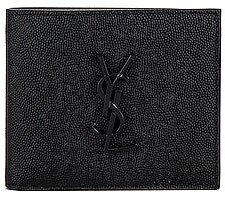 East West Monogram Wallet in Black