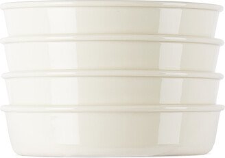 Jars Céramistes White Cantine Deep Bowl Set, 4 pcs