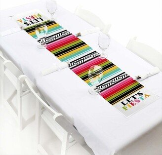 Big Dot of Happiness Let's Fiesta - Petite Fiesta Party Paper Table Runner - 12 x 60 inches