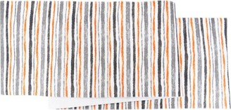 Spooky Stripe Printed Halloween Table Runner