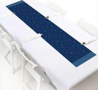 Big Dot Of Happiness Navy Confetti Stars Petite Simple Party Paper Table Runner 12 x 60 inches