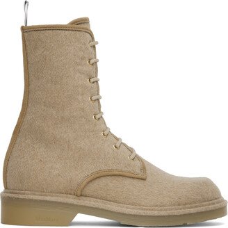 Beige Baker Boots