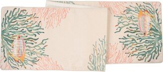 C F Home Oceanaire Coral Table Runner, 13