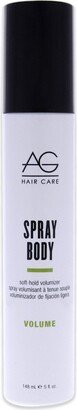 Spray Body Soft-Hold Volumizer by AG Hair Cosmetics for Unisex - 5 oz Hair Spray