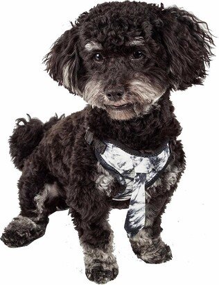 Bonatied Mesh Reversible And Breathable Adjustable Dog Harness W/ Designer Neck Tie Camo