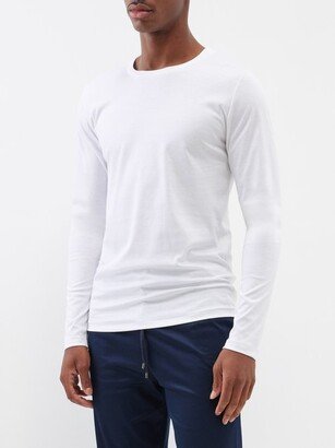 Sea Island Long-sleeve Cotton Pyjama Top