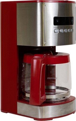 12 Cup Aroma Control Programmable Coffee Maker - Red/Stainless