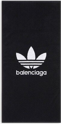 X Adidas Logo-Print Beach Towel