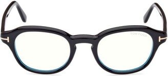 Oval Frame Glasses-AO